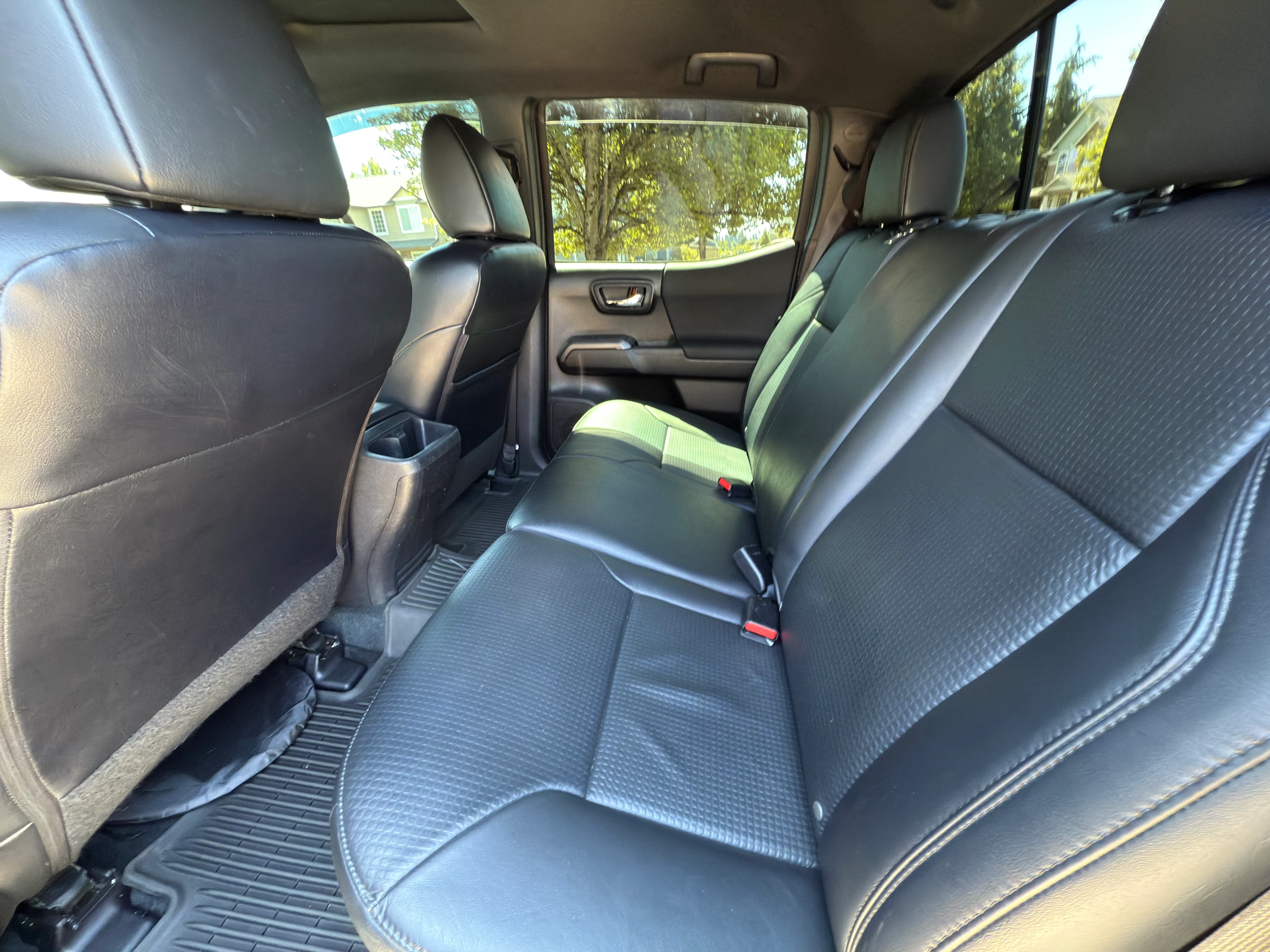 Tacoma interior rear seats